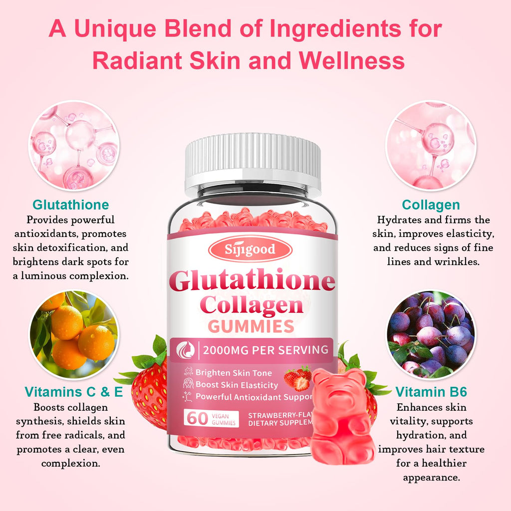 2 Pack Multi Collagen Peptides Gummies for Women & Men, Ultra Hydrolyzed Protein Type I II III V X with Biotin, Hyaluronic Acid & Vitamin C D K2 B12 A E for Skin Hair Nails, Bone, Sugar Free 120Cts