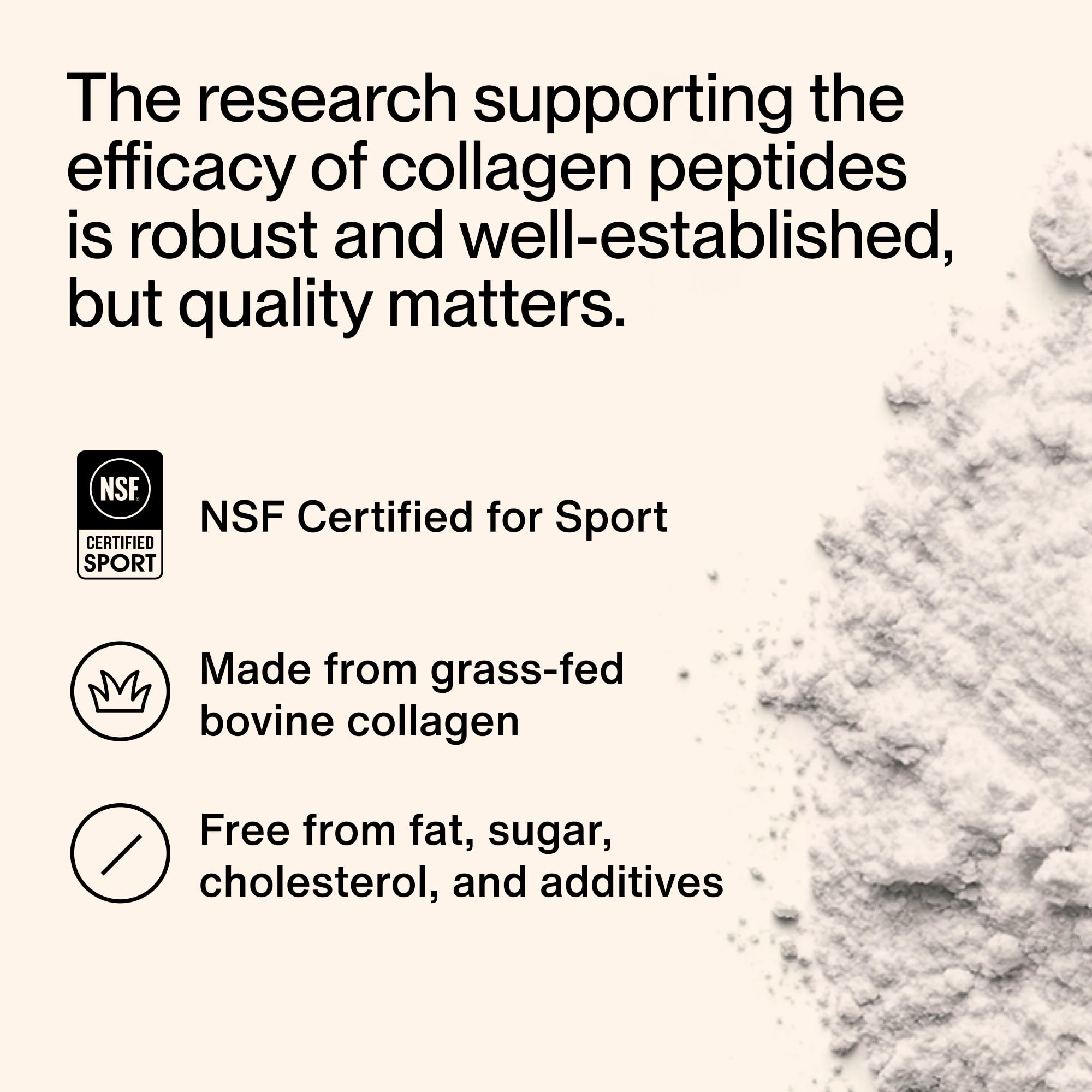 Momentous Grass-Fed Collagen Peptides Powder - Collagen Protein Powder with Fortigel & Vitamin C for Hair, Skin, Nails, & Joint Health Support - NSF Certified for Sport - Packaging May Vary