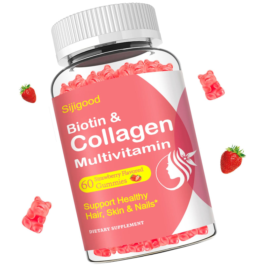 2 Pack Multi Collagen Peptides Gummies for Women & Men, Ultra Hydrolyzed Protein Type I II III V X with Biotin, Hyaluronic Acid & Vitamin C D K2 B12 A E for Skin Hair Nails, Bone, Sugar Free 120Cts