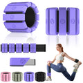 Adjustable Wrist Weights for Women Men, Leg Weights for Women 0.75lb-1lb-1.3lb Each for Walking, Yoga, Dance, Barre, Gym