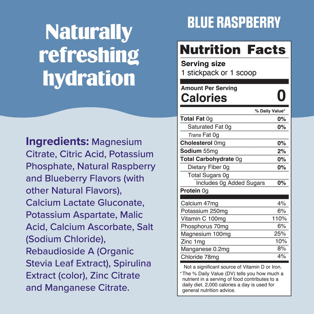 Ultima Replenisher Daily Electrolyte Powder – Raspberry, 20 Stickpacks – Zero Sugar Hydration Packets with 6 Electrolytes and Minerals – Sugar Free, Plant Based & Keto Friendly Drink Mix