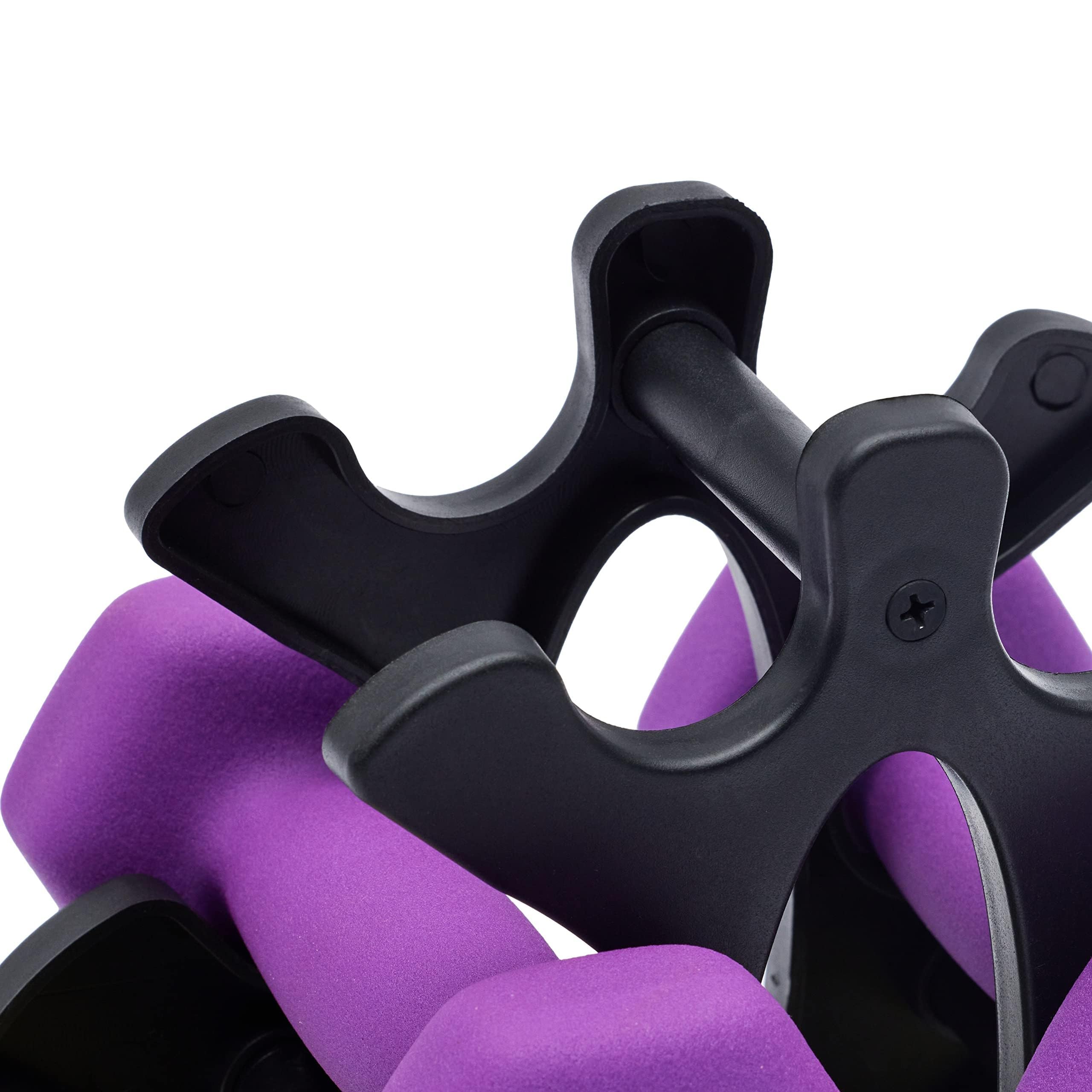 Amazon Basics Neoprene Dumbbell Hand Weights for Exercise and Muscle Toning