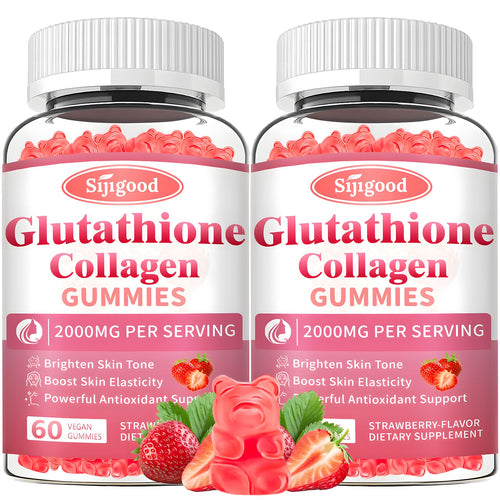 2 Pack Multi Collagen Peptides Gummies for Women & Men, Ultra Hydrolyzed Protein Type I II III V X with Biotin, Hyaluronic Acid & Vitamin C D K2 B12 A E for Skin Hair Nails, Bone, Sugar Free 120Cts