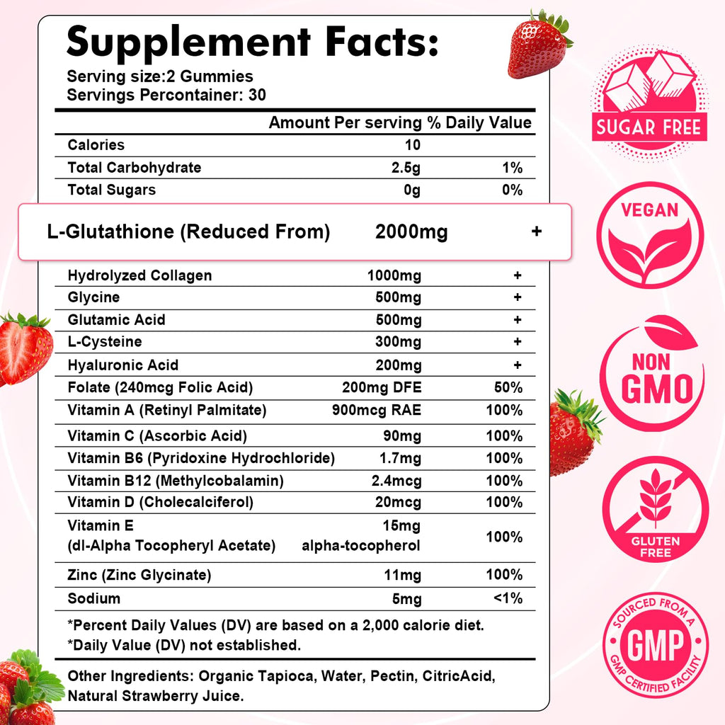 2 Pack Multi Collagen Peptides Gummies for Women & Men, Ultra Hydrolyzed Protein Type I II III V X with Biotin, Hyaluronic Acid & Vitamin C D K2 B12 A E for Skin Hair Nails, Bone, Sugar Free 120Cts