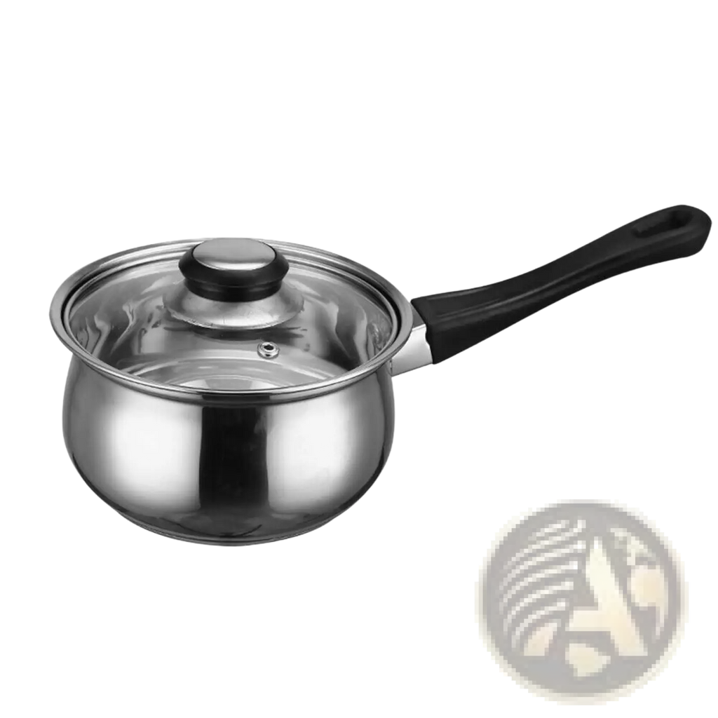 Stainless Steel Cookware Set 12 Piece with Glass Lids