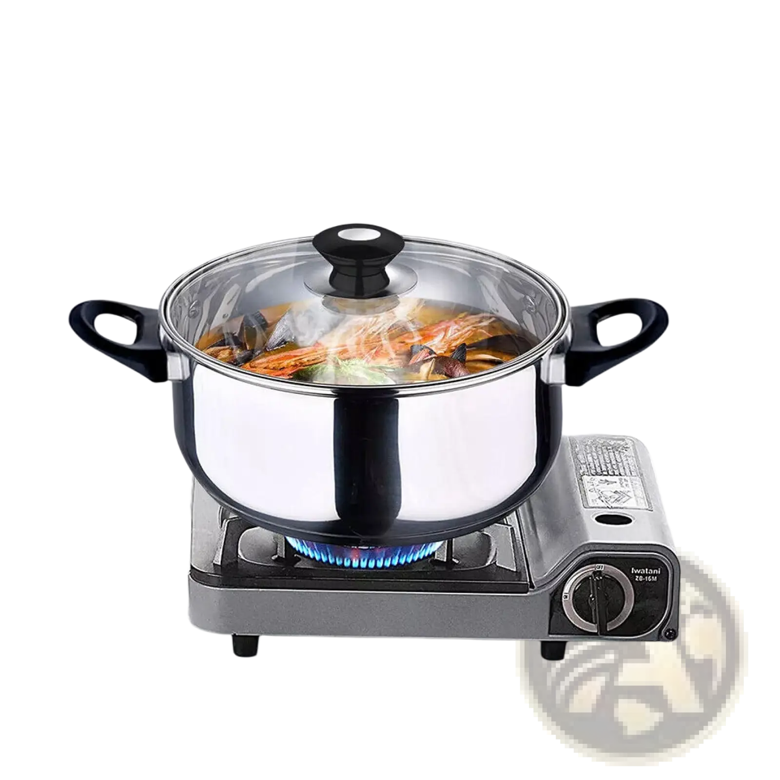 Stainless Steel Cookware Set 12 Piece with Glass Lids